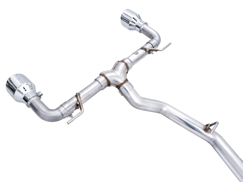 AWE Tuning Subaru BRZ/ Toyota GR86/ Toyota 86 Track Edition Cat-Back Exhaust- Chrome Silver Tips - 3020-32279