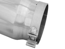 Load image into Gallery viewer, aFe Diesel Exhaust Tip Bolt On Polished 5in Inlet x 6in Outlet x 12in Long - 49T50601-P12