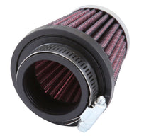 Load image into Gallery viewer, K&amp;N Universal Chrome Filter-Round Tapered-1.688in Flange ID x 2in Top OD x 3in Base OD x 2.75in H - RC-1070