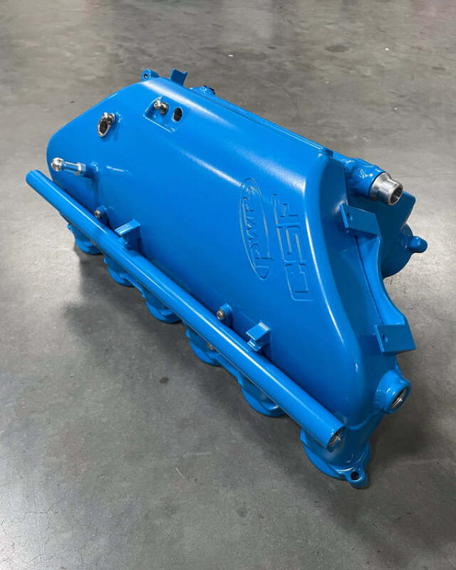 CSF BMW M2/M3/M4 S58 (G8X) Charge-Air Cooler Manifold - Mexico Blue - 8233MXB