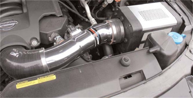 Injen 04-10 QX56 / 04-12 Amada/Titan V8 5.6L w/Power Box Wrinkle Black Power-Flow Air Intake System - PF1950-1WB