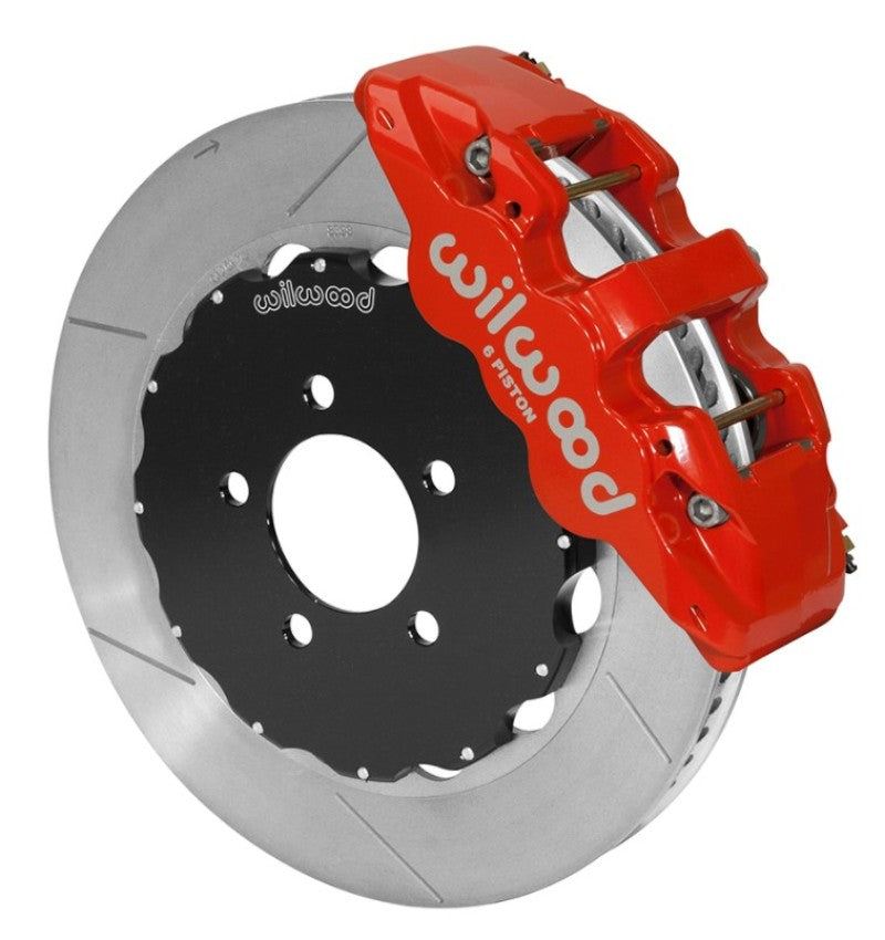 Wilwood AERO6 Front Big Brake Kit 14.00in Red 03-11 Crown Victoria - 140-14682-R