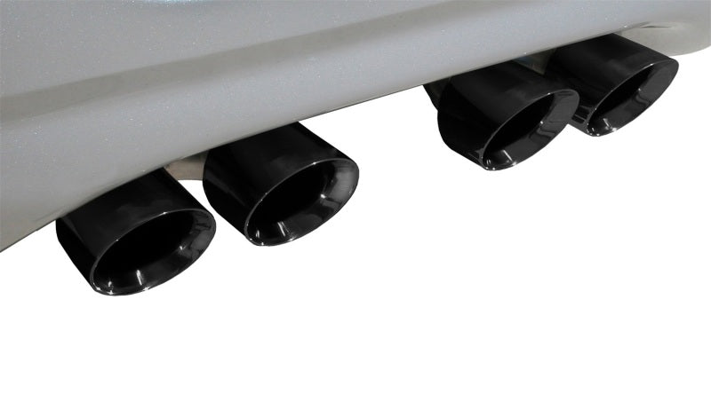 Corsa 97-04 Chevrolet Corvette (C5) 2.5in Sport Cat-Back Exhaust - 4in Black Twin Tips - 14111CBBLK