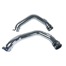 Load image into Gallery viewer, Injen 15-16 BMW M3 (F80) L6 Twin Turbo Polished Intercooler Charge Pipe w/ 1/8in Female NPT Bungs - SES1116ICP