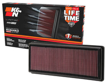 Load image into Gallery viewer, K&amp;N Replacement Air Filter for 12 Fiat 500 1.4L L4 - 33-2471