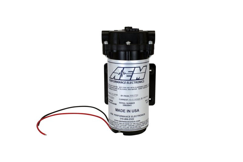 AEM Water / Methanol Injection 6-Amp Recirculation-Style Pump 200psi for One-Gallon Kit **replacemen - 30-3015