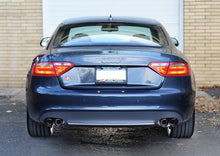 Load image into Gallery viewer, AWE Tuning Audi B8 S5 4.2L Touring Edition Exhaust System - Diamond Black Tips - 3015-42026