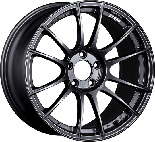 SSR GTX04 19x10.5 5x112 35mm Offset Black Graphite Wheel - XF19105+3505LDG