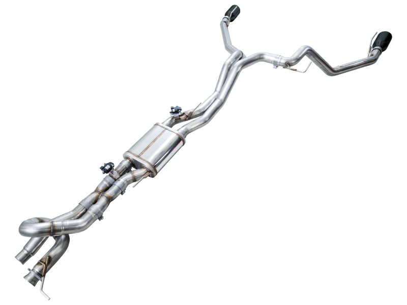 AWE 2024+ Ford Ranger Raptor 3.0L Switchpath Cat-Back Exhaust - Diamond Black Tips - 3025-33306