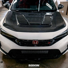 Load image into Gallery viewer, Seibon 2023 Honda Civic Type R TV-Styler Double Side Carbon Fiber Hood - HD23HDCVR-TV-DS