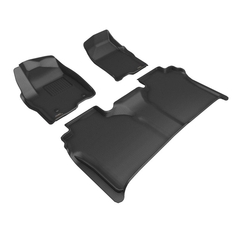 3D MAXpider 19-24 Chevrolet Silverado Crew Cab Bucket Seats Kagu Black R1 R2 - L1CH10001509