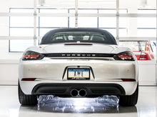 Load image into Gallery viewer, AWE Tuning Porsche 718 Boxster / Cayman Track Edition Exhaust - Chrome Silver Tips - 3010-32038