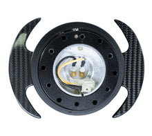 Load image into Gallery viewer, NRG Quick Release Kit Gen 3.0 - Black Body / Black Ring w/ Carbon Fiber Handles - SRK-650CF