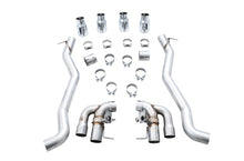 Load image into Gallery viewer, AWE Tuning 18-19 BMW M5 (F90) 4.4T AWD SwitchPath Axle-Back Exhaust - Chrome Silver Tips - 3025-42061