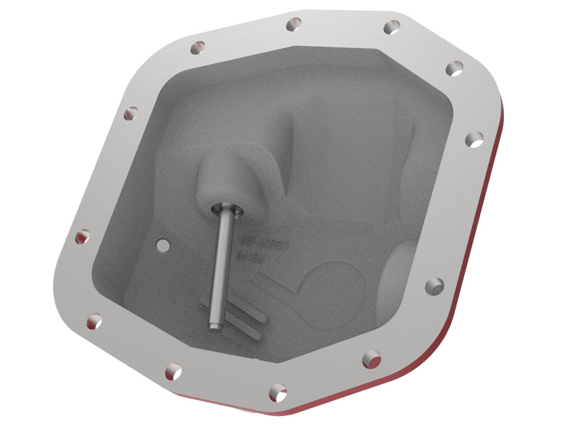 aFe Pro Series Front Differential Cover Red 2018+ Jeep Wrangler (JL) V6 3.6L (Dana M186) - 46-71010R