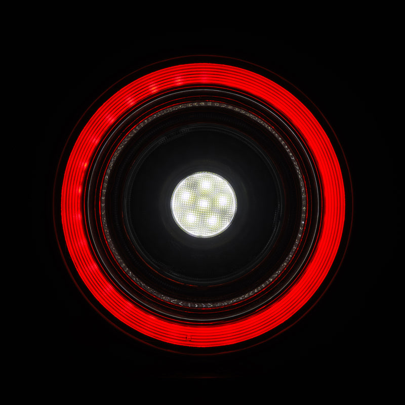 AlphaRex 10-15 Ferrari 458 NOVA-Series Prismatic LED Tail Lights Smoke - 668001