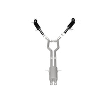 Load image into Gallery viewer, MagnaFlow Cat-Back 15-16 Land Rover Ranger Rover V6 SS 2.5in Dual Split Rear Exit 4.5in Black Tips - 19123