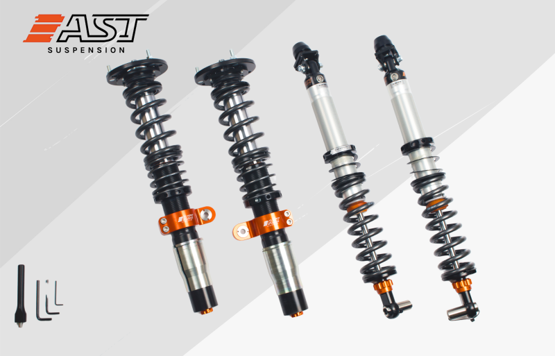 AST 11-12 BMW 1 Series M E82 RWD 5100 Comp Coilovers w/ Springs Top Mounts & Droplink - ACC-B1605SD