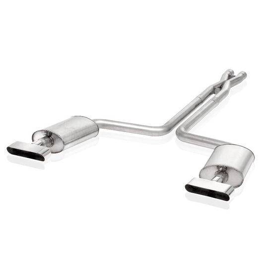 Stainless Works 1992-96 Corvette C4 LT1/LT4 2-1/2in Exhaust System X-Pipe Chambered Turbo Mufflers - C49296EXH