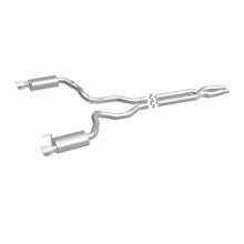 Load image into Gallery viewer, MagnaFlow Cat Back, SS, 3in, Street, Dual Split Polished 4.5in Tips 2015 Ford Mustang GT V8 5.0L - 19100