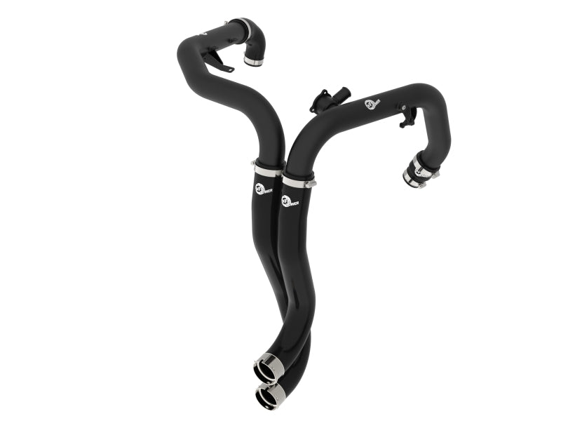 aFe 22-24 Ford Bronco Raptor BladeRunner 2-1/4in Aluminum Hot Charge Pipe Black - 46-20758-B