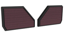 Load image into Gallery viewer, K&amp;N 25+ BMW X5 M V8-4.4L High-Flow Replacement Air Filter - 33-5144