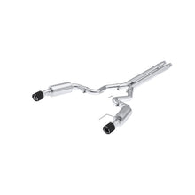 Load image into Gallery viewer, MBRP 2024 Ford Mustang GT S650, 5.0L 3inCat-Back Dual Split Rear with Carbon Fiber Tips (Street) - S72513CF