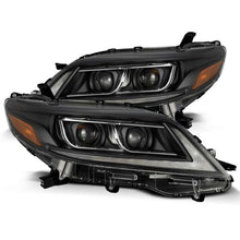 Load image into Gallery viewer, AlphaRex 11-21 Toyota Sienna PRO-Series Proj Headlights Plank Style Black w/Seq Signal/DRL - 880764