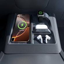 Load image into Gallery viewer, 3-in-1 Wireless Charging Anti-Slip Organizer for Model 3 Highland / Model Y Juniper | TESERY