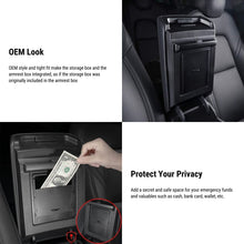Load image into Gallery viewer, Hidden Center Console Organizer For Tesla Model 3 / Y