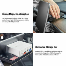 Load image into Gallery viewer, Center Console Organizer Under Screen Storage for Tesla Model 3 &amp; Model Y