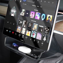 Load image into Gallery viewer, Center Console Organizer Under Screen Storage for Tesla Model 3 &amp; Model Y