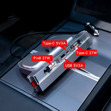 Load image into Gallery viewer, Smart USB Hub for Model 3 Highland/Model Y Juniper | LED Indicators | 2 Versions | Multiple Configs