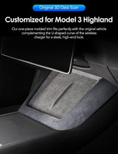 Load image into Gallery viewer, Center Console Wireless Charger Cover Trim for Model 3 Highland &amp; Model Y Juniper