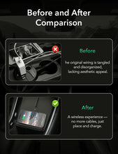 Load image into Gallery viewer, Center Console Wireless Charger for Tesla Model 3