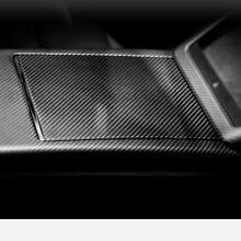 Load image into Gallery viewer, Center Panel Storage Box Dry Carbon Fiber Overlay for Model S/X 2021+