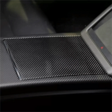 Load image into Gallery viewer, Center Panel Storage Box Dry Carbon Fiber Overlay for Model S/X 2021+