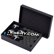Load image into Gallery viewer, Wheel Center Cap Kit with Puller for Model 3/Y/S/X | 4 Hub Caps + 20 Lug Nut Covers