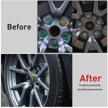 Load image into Gallery viewer, Wheel Center Cap Kit with Puller for Model 3/Y/S/X | 4 Hub Caps + 20 Lug Nut Covers