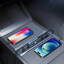 Load image into Gallery viewer, USB Hub for Model 3 Highland &amp; Model Y Juniper | 7-Mode Ambient Light | Fast Charging