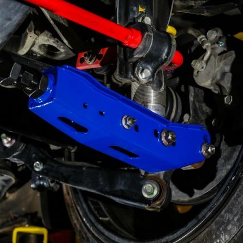BLOX Racing Rear Lower Control Arms - Blue (2013+ Subaru BRZ/Toyota 86 / 2008-2023 Subaru WRX/STI) - BXSS-50010-BL
