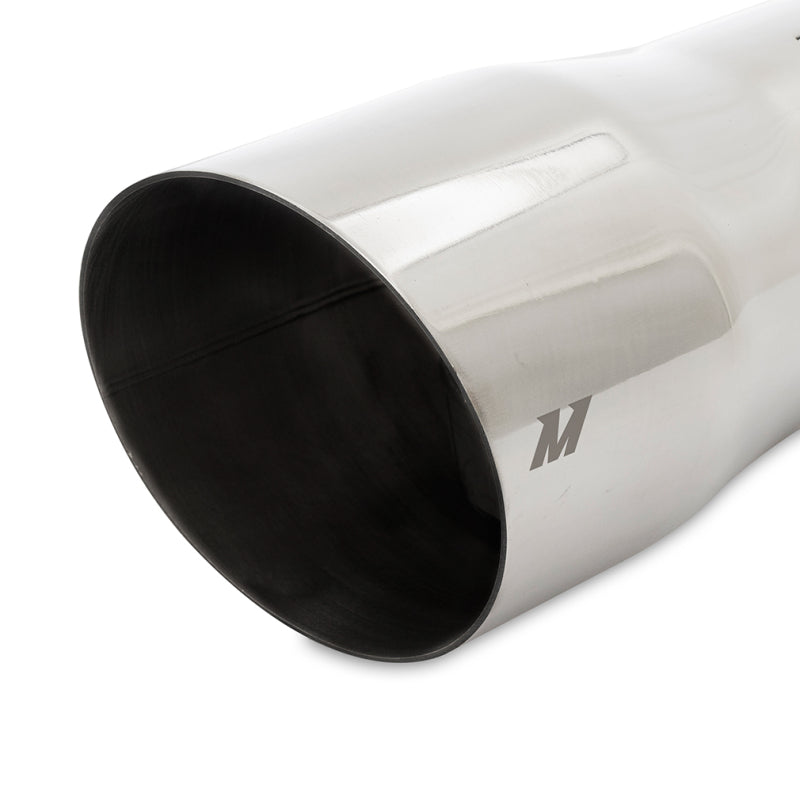 Mishimoto Clamp-On Single Wall Exhaust Tip 5in Outlet - Polished - MMEXH-TIP-SWP