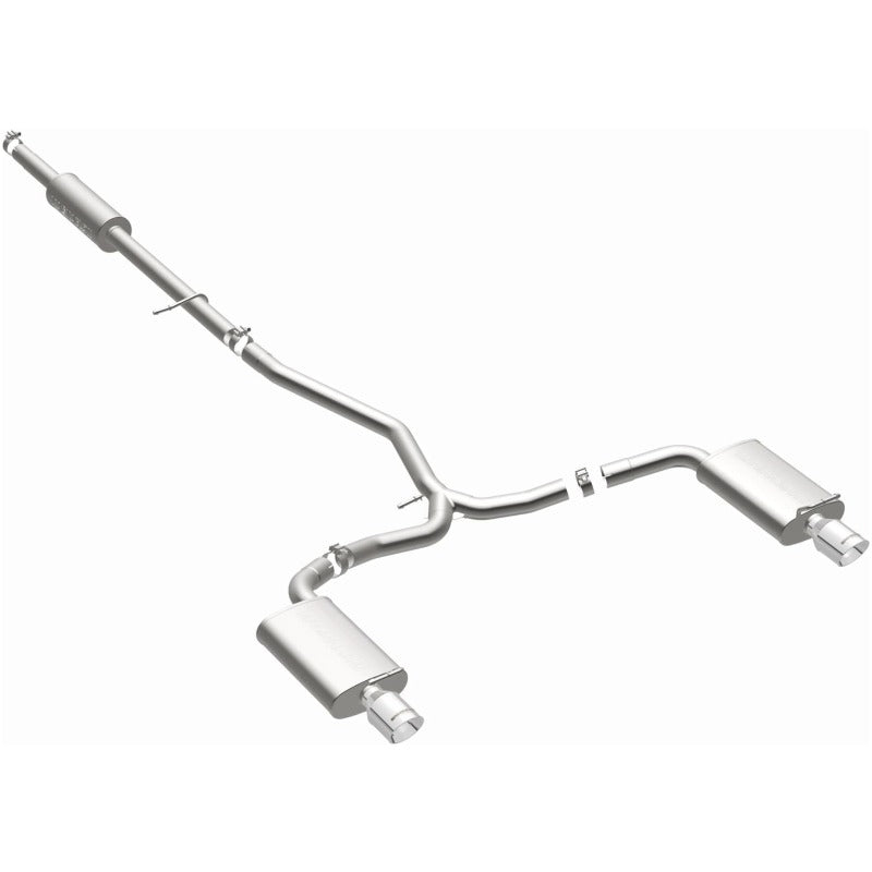 MagnaFlow 11-13 Ford Explorer V6 3.5L SS Catback Exhaust Dual Split Rear Exit w/ 3.5in SS Tips - 15467