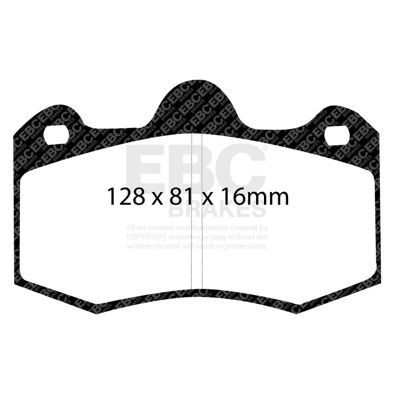 EBC 10+ Lotus Evora 3.5 Redstuff Front Brake Pads - DP3036C