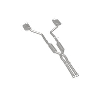 Load image into Gallery viewer, MagnaFlow Cat-Back SS 2.5in Dual Split Rear Exit (OEM Tips) 15-16 Dodge/Chrysler Charger/300 5.7L V8 - 19226