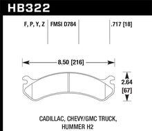 Load image into Gallery viewer, Hawk Chevy / GMC Truck / Hummer LTS Street Front Brake Pads - HB322Y.717