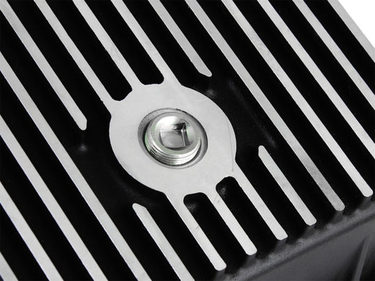 aFe Transmission Pan (Black); Ford Trucks 94-08 AODE - 46-70222