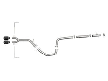 Load image into Gallery viewer, aFe Takeda Exhaust Cat-Back 19-20 Hyundai Veloster 304SS Black Dual Tips Exhaust - 49-37011-B