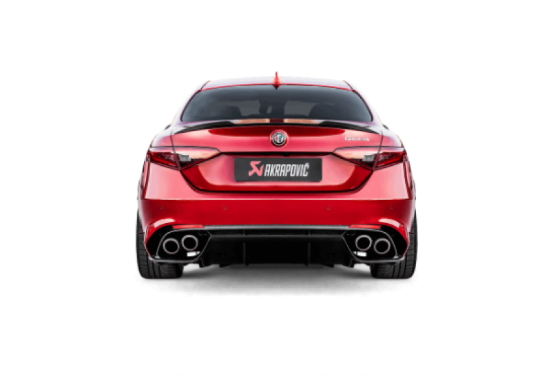 Akrapovic 17-19 Alfa Romeo Giulia Quadrifoglio Evolution Line Cat Back (Titanium) w/Link Pipes - S-AR/TI/1H-E