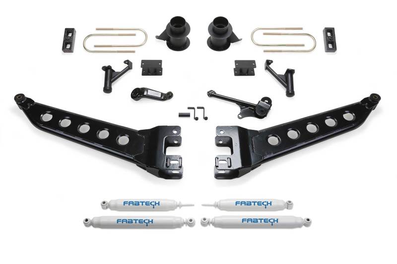 Fabtech 13-18 Ram 3500 4WD w/Factory Radius Arms 5in Radius Arm System w/Perf. Shocks - K3070